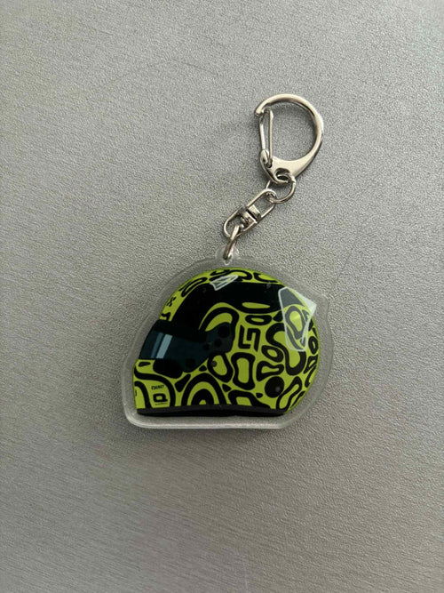Porte clés casque design Lando Norris F1