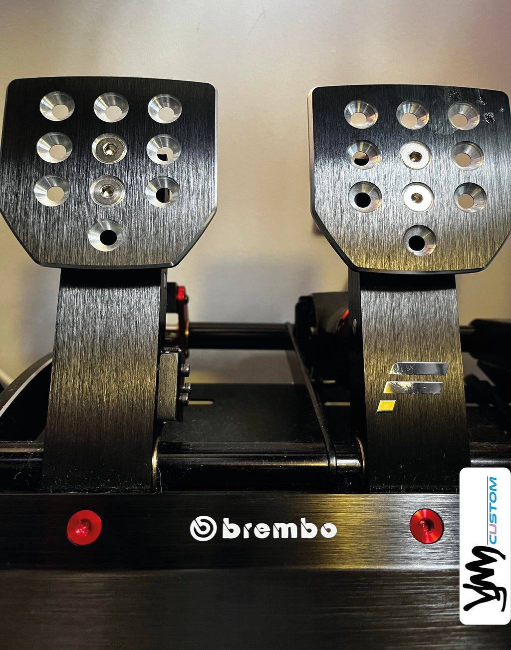 Stickers Fanatec / Brembo pour Fanatec Clubsport Pedals V3