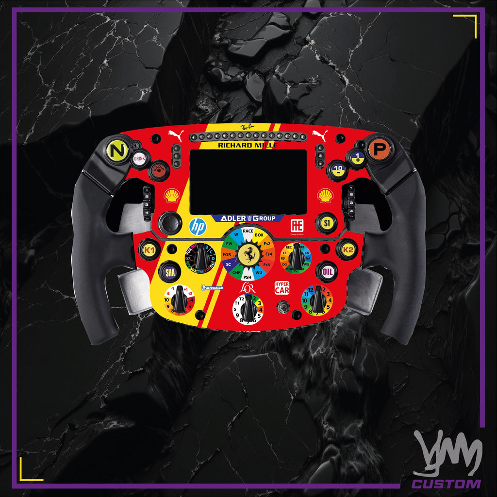 Stickers pour volant complet Thrustmaster SF1000 - Ferrari AF Corse WEC