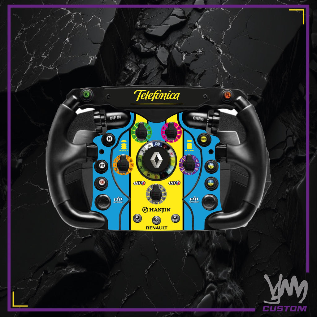 Stickers pour volant complet Thrustmaster Ferrari F1 Add-On - Renault F1 Team 2006 Alonso