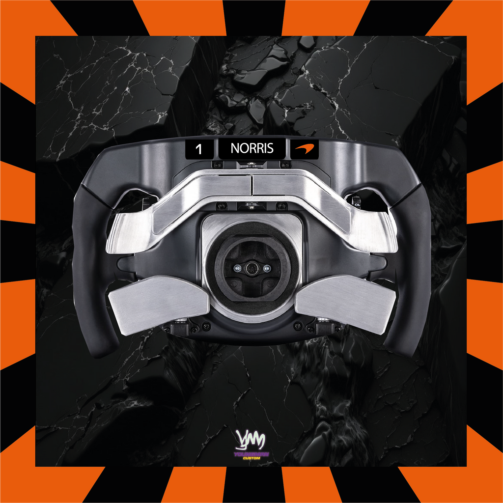 Autocollant pour l'arrière du volant Thrustmaster SF1000 - McLaren F1 Norris / Piastri