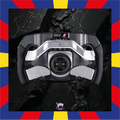 Sticker for the back of the Thrustmaster SF1000 steering wheel - Red Bull Racing Verstappen / Hadjar