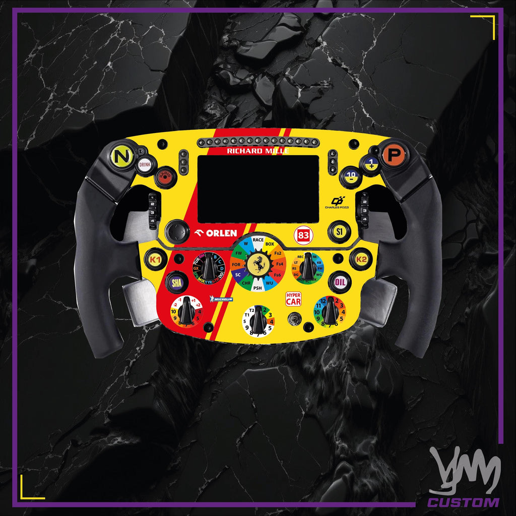 Stickers pour volant complet Thrustmaster SF1000 - AF Corse Ferrari WEC