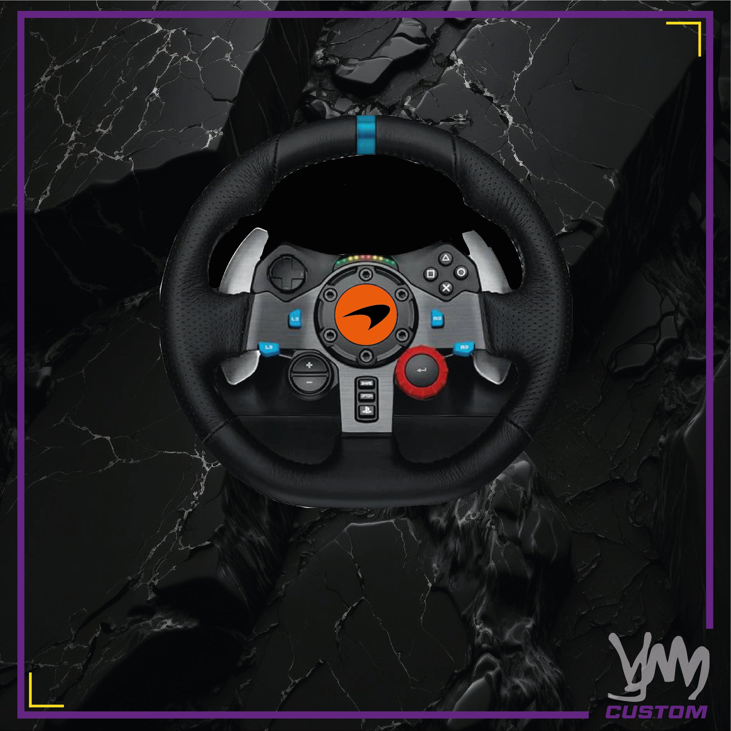 Sticker logos centre de volant Logitech G29