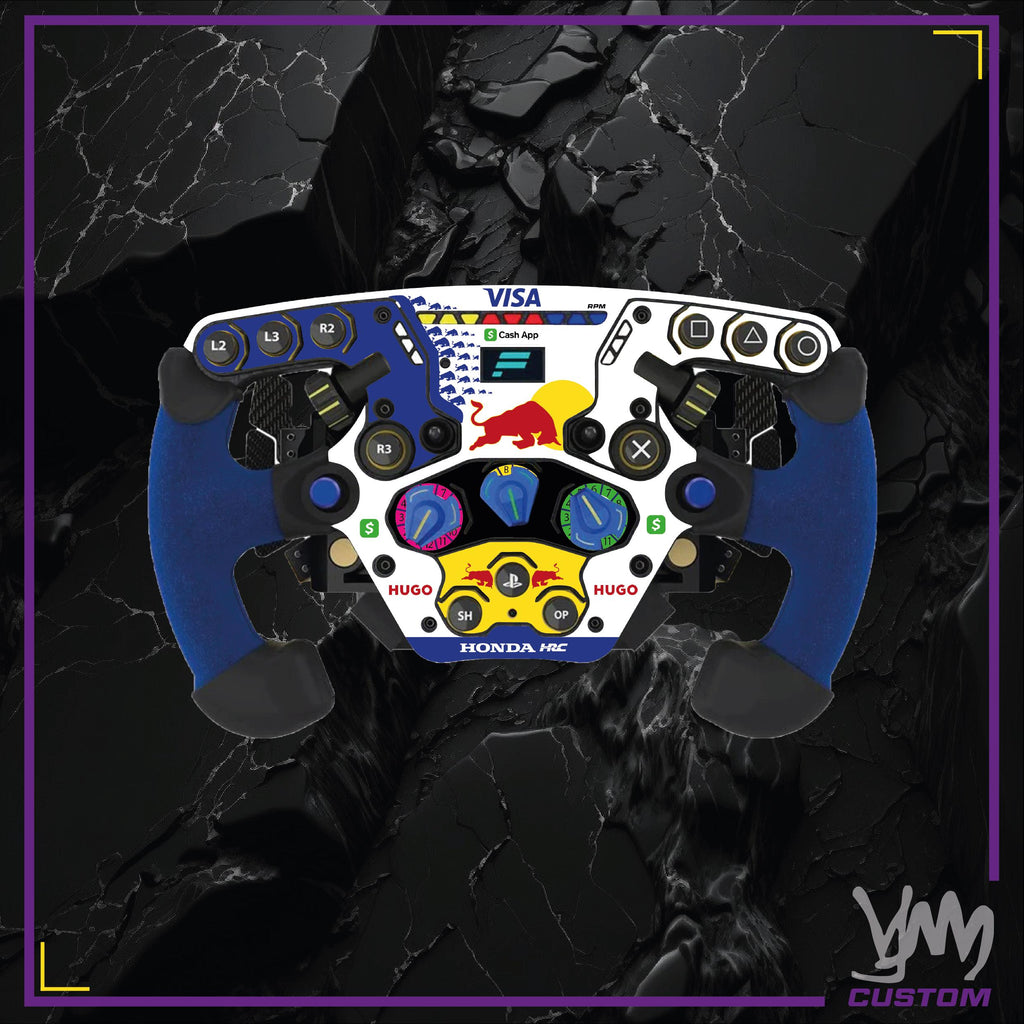 Stickers pour volant complet Fanatec Podium - Visa CashApp Racing Bulls