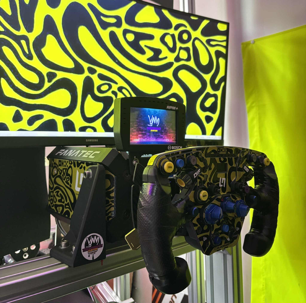 Pack de stickers Lando Norris edition spéciale Fanatec (volant et base moteur)