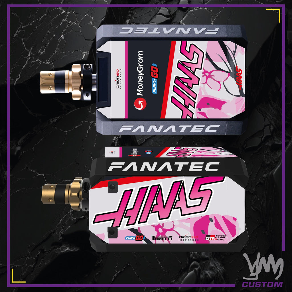 Stickers pour base moteur Fanatec DD1 ou DD2 - HAAS F1 Team édition Japon