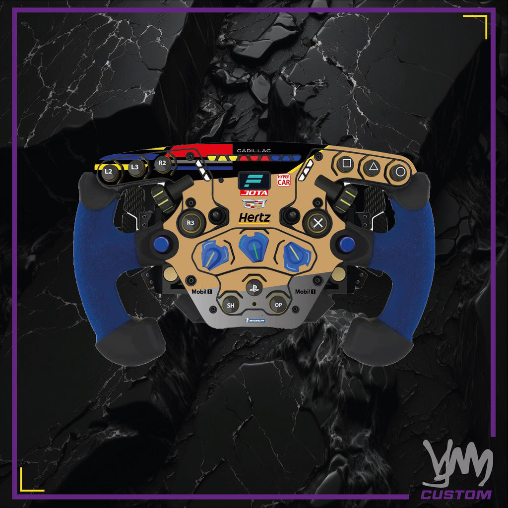 Stickers pour volant complet Fanatec Podium - Cadillac Hertz Team Jota WEC
