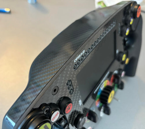 Sticker carbone pour le dessus du volant Thrustmaster SF1000 Ferrari F1