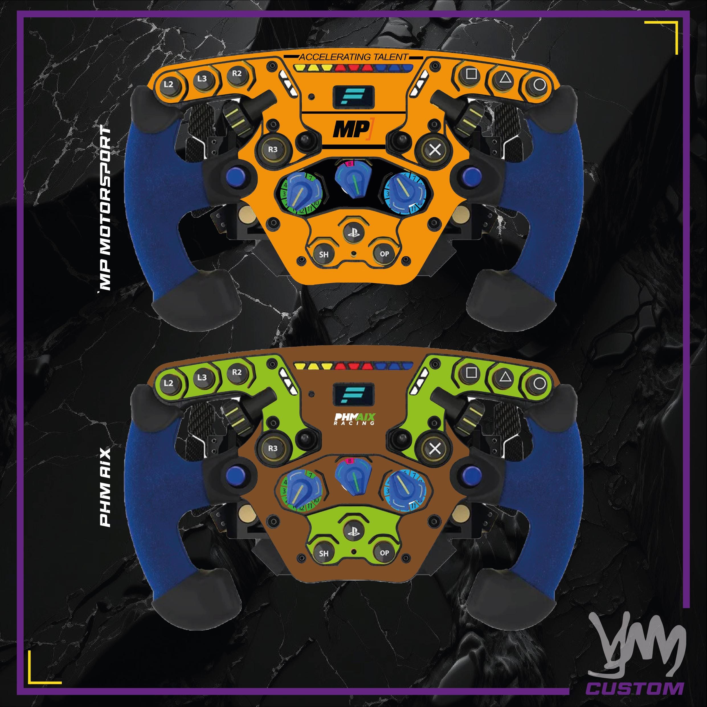 Stickers pour volant complet Fanatec Podium - Team F2 au choix