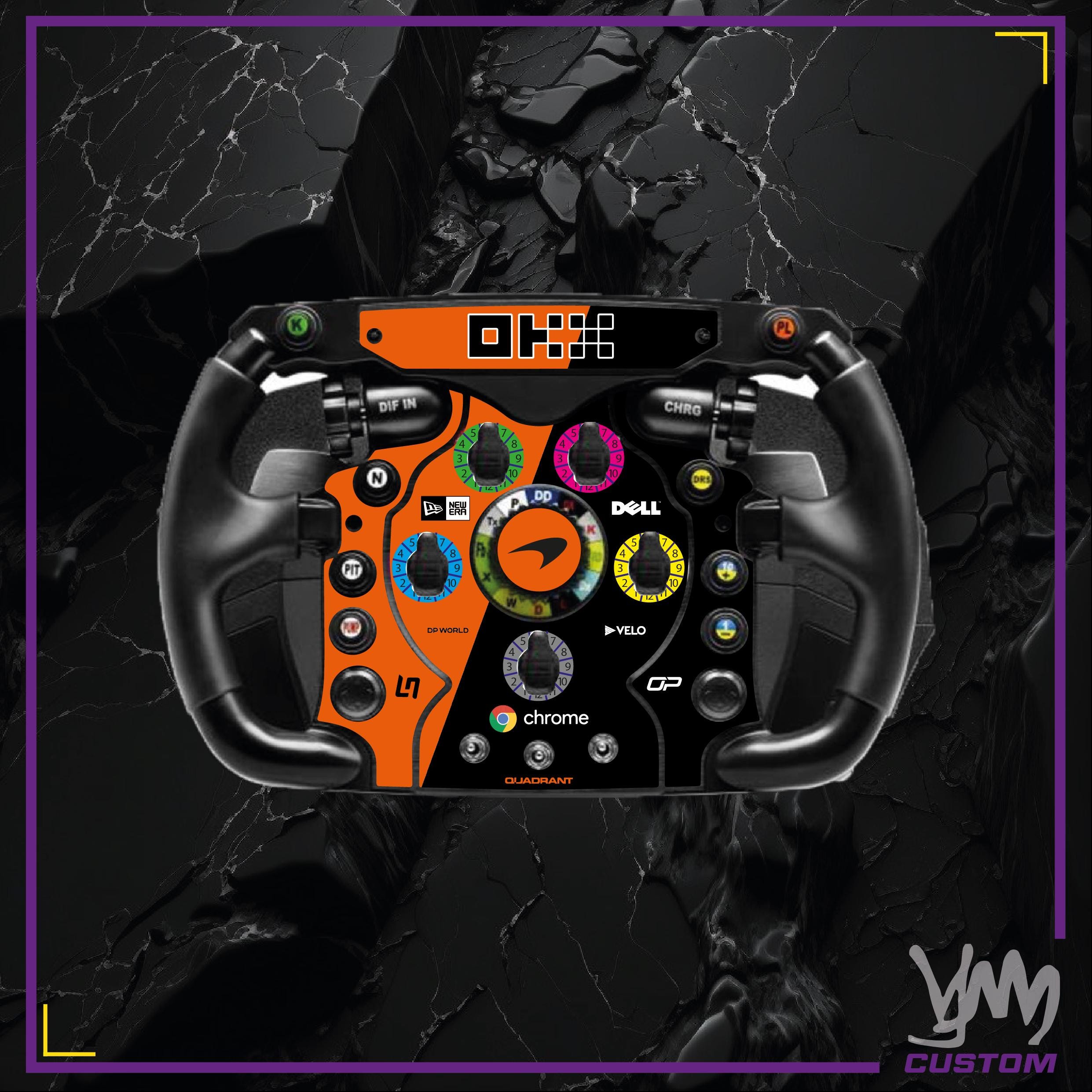 Stickers pour volant complet Thrustmaster Ferrari F1 Add-On - McLaren F1