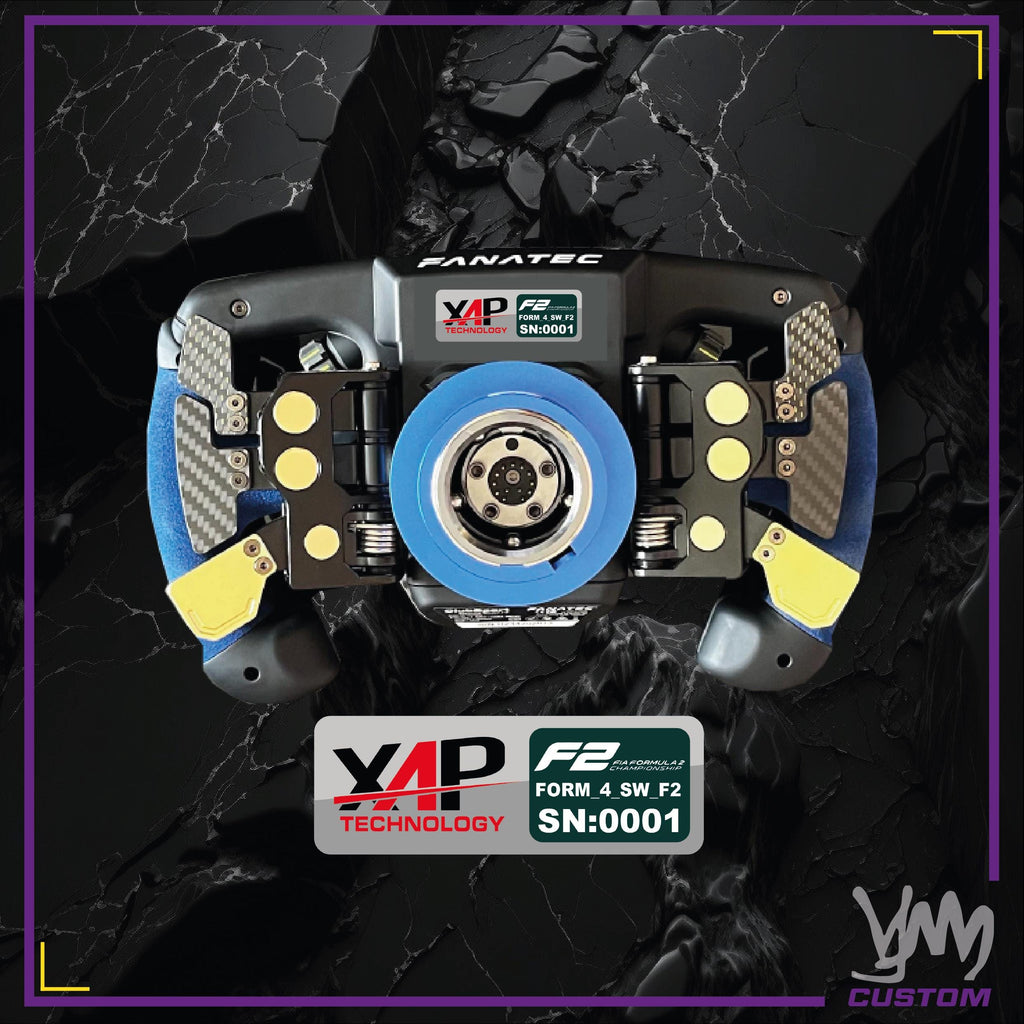 Sticker derrière volant Formule 2 XAP réplique volant officiel