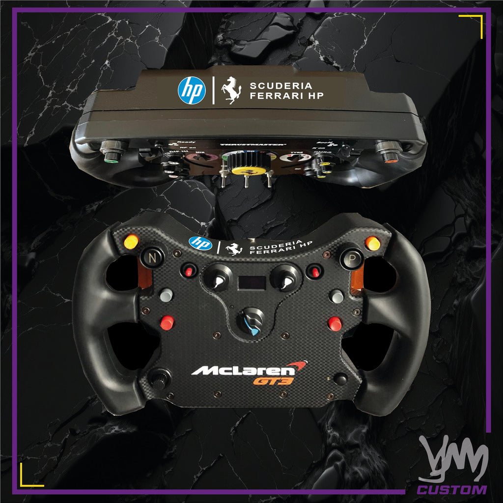 Sticker Scuderia Ferrari HP F1 pour volants Thrustmaster, Fanatec