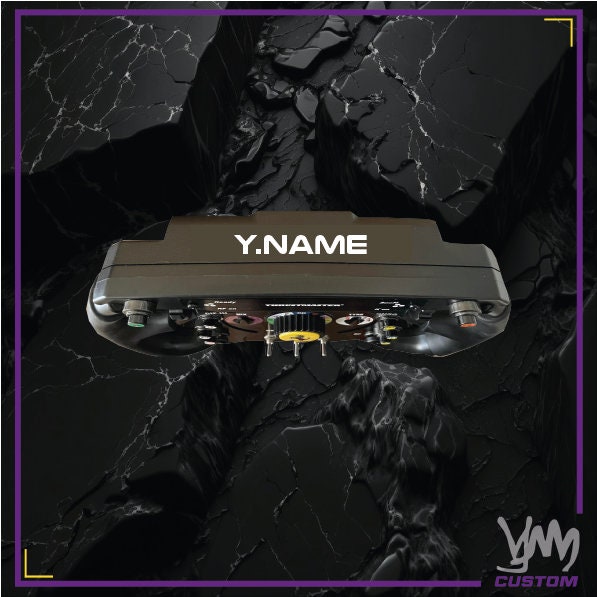 Sticker nom personnalisé pour volant Thrustmaster Ferrari F1 Wheel Add-On