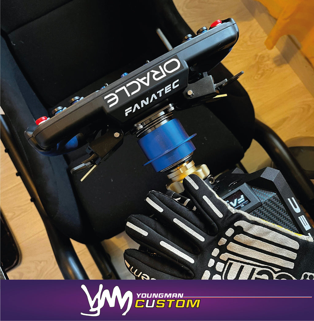 Pack stickers volant Max Verstappen (dos) + Oracle (au dessus) pour volant Fanatec