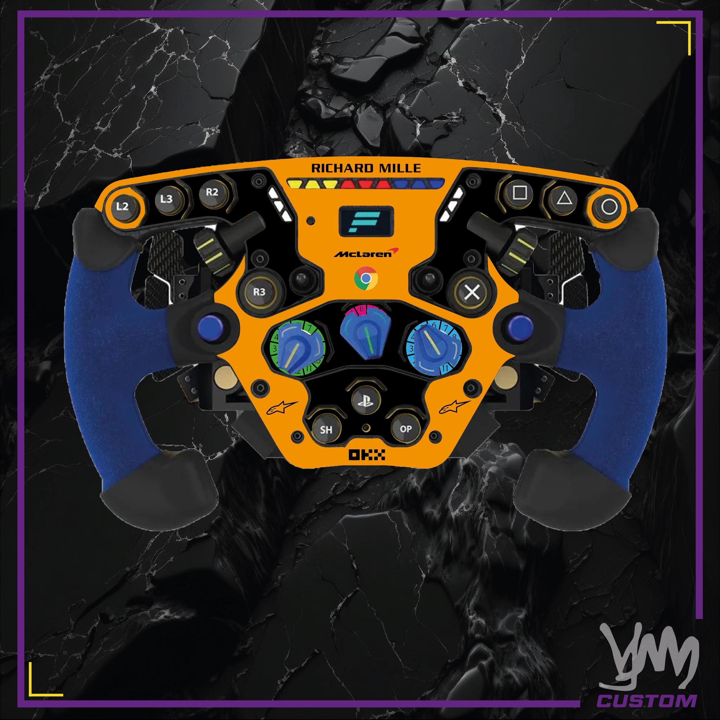 Stickers pour volant complet Fanatec Podium - McLaren F1