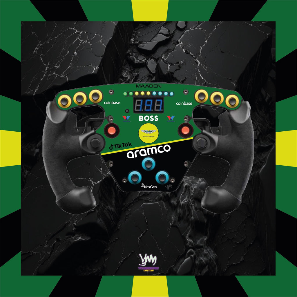 Stickers pour volant Fanatec Esport F1 V1 et V2 - Aston Martin F1