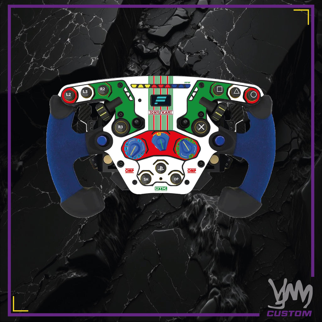 Stickers pour volant complet Fanatec Podium - Tony Kart custom OTK