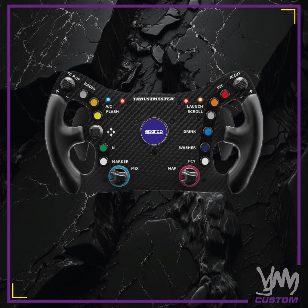 Sticker centre de volant pour Thrustmaster Ferrari 488 GT3 Add-On