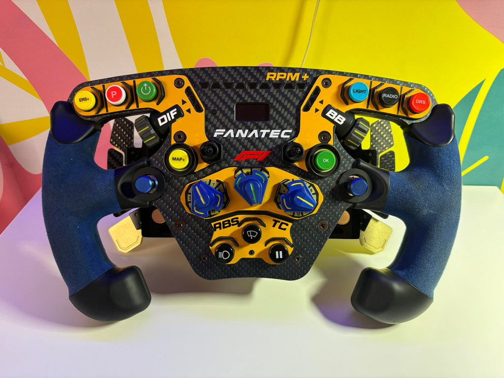 Sticker couleur pour volant Fanatec Podium - Décoration F1 racing